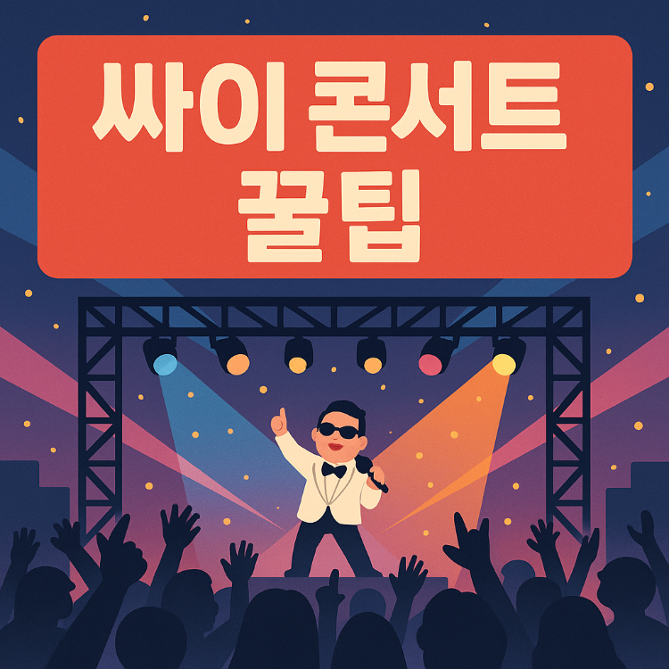 싸이 콘서트 꿀팁: 놓치면 후회하는 필수 정보 모음