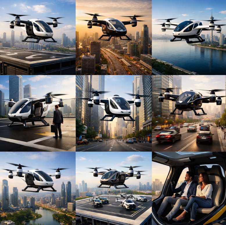 드론택시의 모습