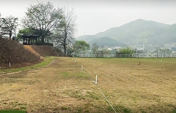 강변 따라 힐링 서종파크골프장