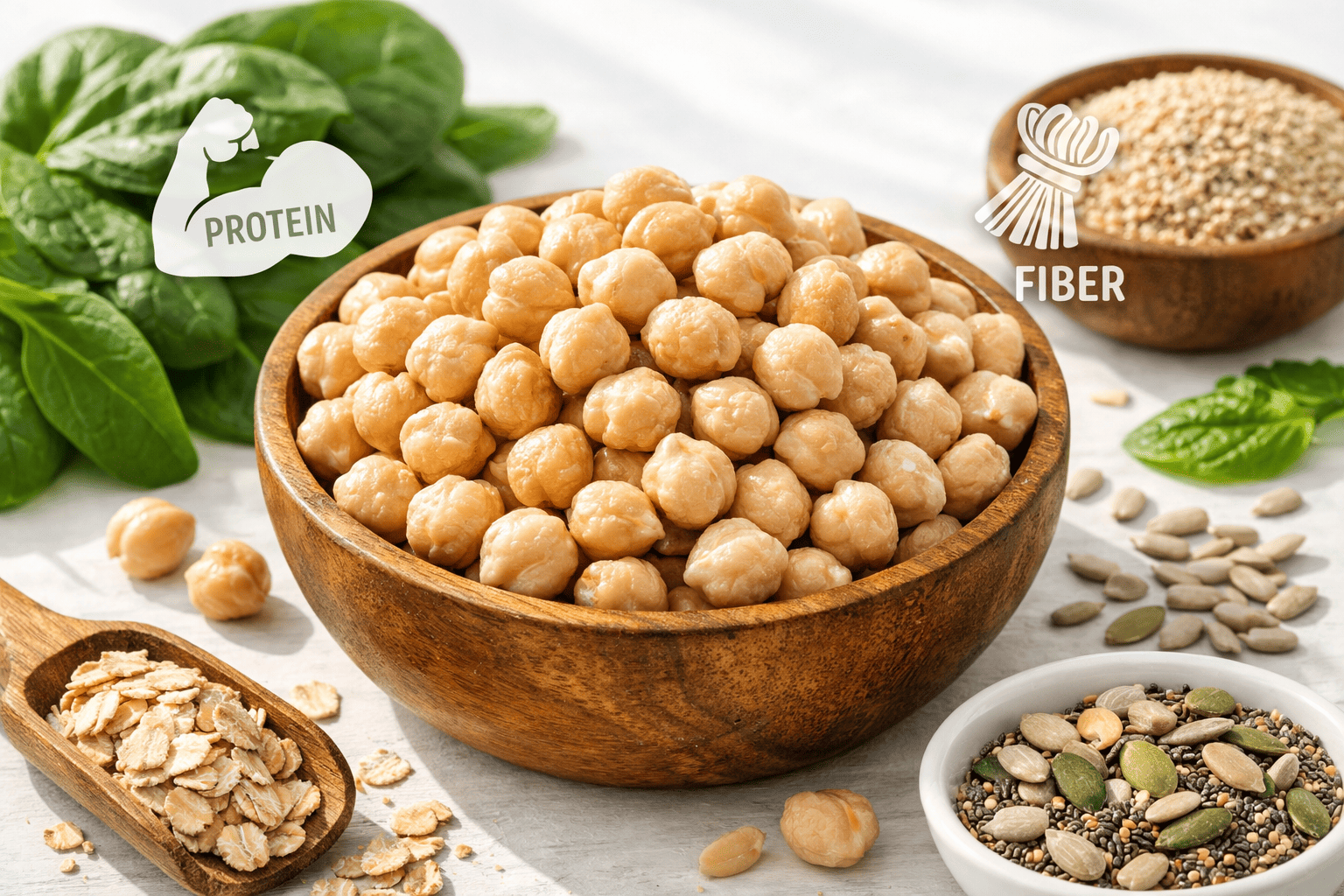 건강식 트렌드 속 병아리콩의 가치