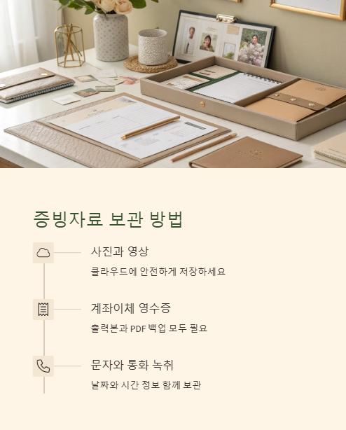 증빙자료 보관 방법