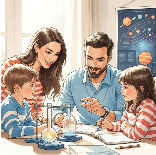 가족 학습 시간 만들기