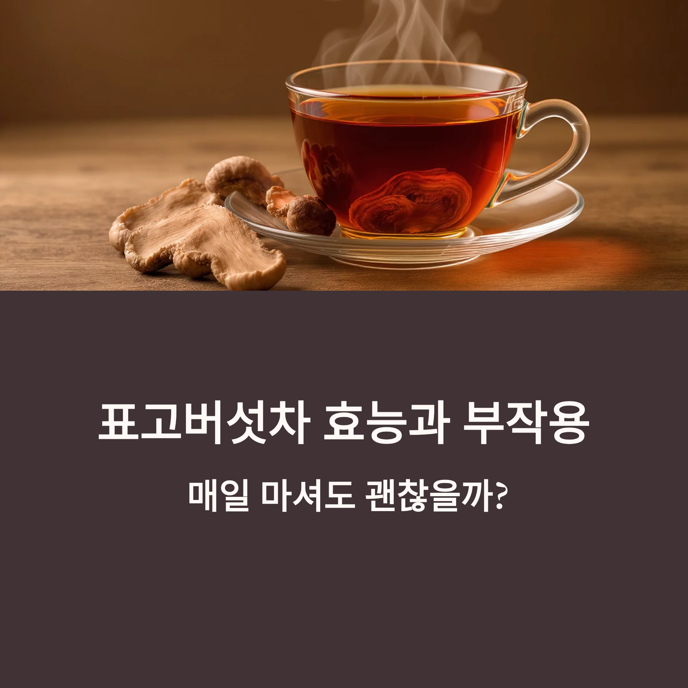 표고버섯차-효능-부작용