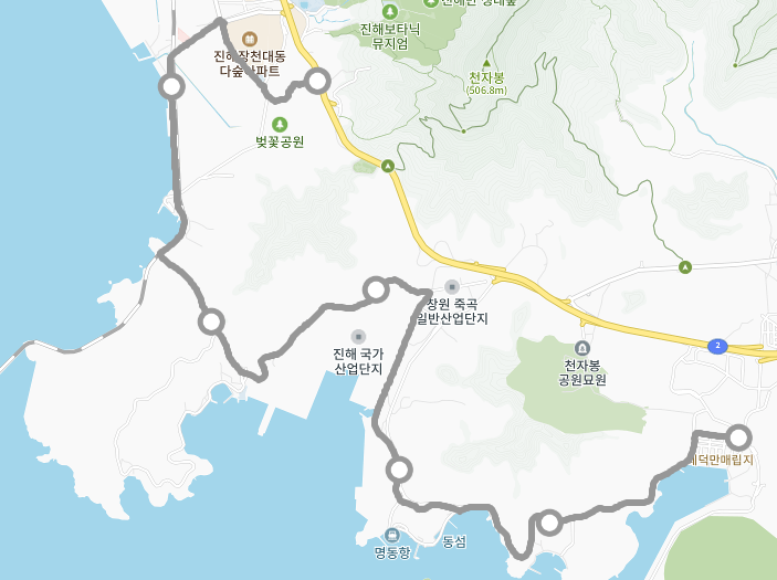 경남 창원 관광명소 가볼만한곳 둘레길 남파랑길 6, 7, 8코스