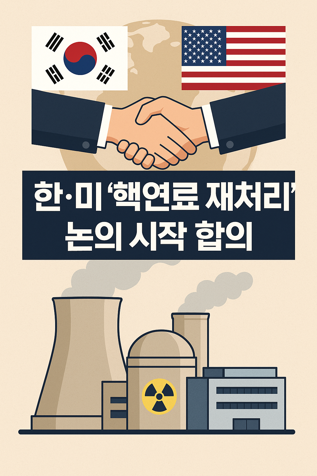 🇰🇷🤝🇺🇸 한·미 정상회담 후속 성과, ‘핵연료 재처리’ 논의 시작 합의