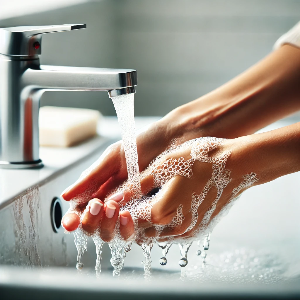 규칙적인 손 씻기 &amp; 개인위생 관리