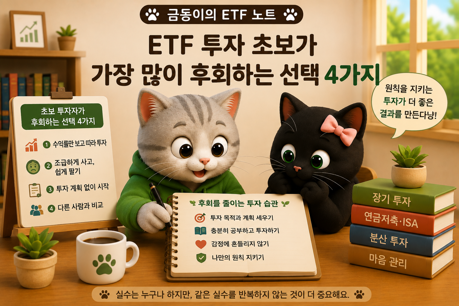 국내 주식ETF 초보투자자가 후회하는 선택 4가지