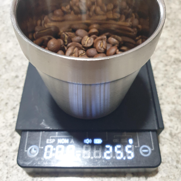 하리오 스위치를 이용한 침지식 레시피 Feat.아브라함커피_원두 사용량