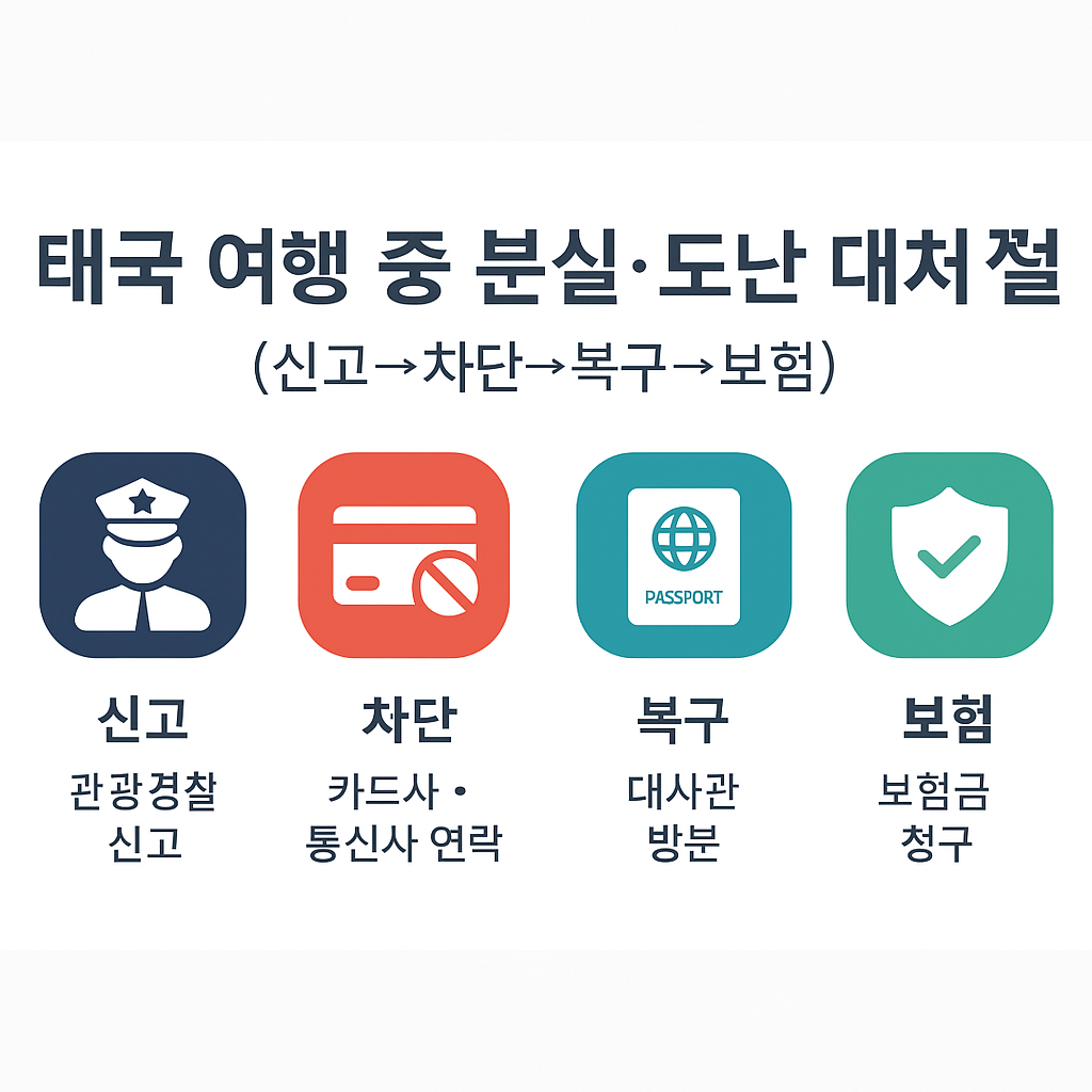 태국 여행 중 분실&middot;도난 대처 가이드