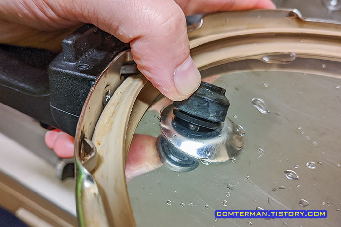 휘슬러 압력솥 유니매틱 분리