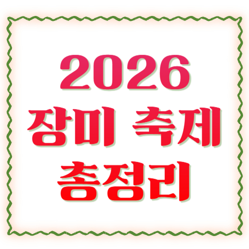 2026 장미 축제 일정 총정리 🌹 지역별 장미축제 정확한 날짜 & 가볼만한곳
