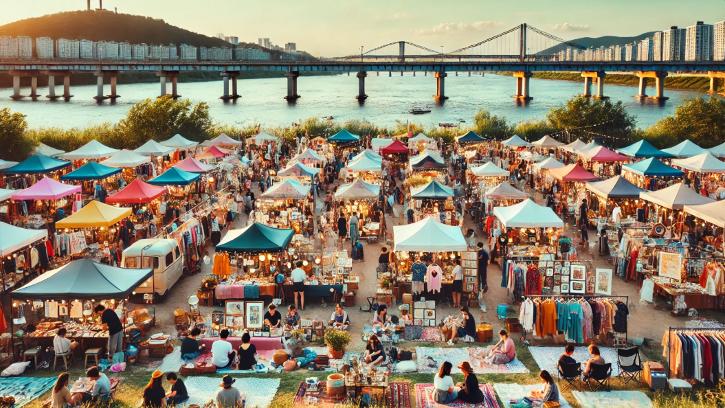 아이와 한강 마켓 투어 (크리스마스, 2024, 가족)