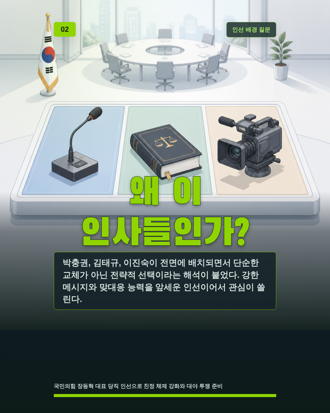 왜 이 인사들인가?