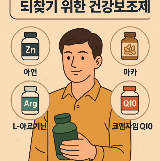남성 활력 건강보조제