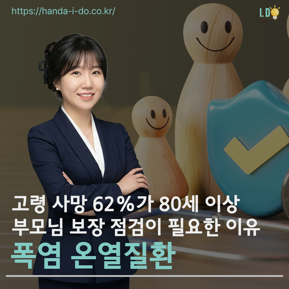 폭염 온열질환 고령 사망 62%가 80세 이상, 부모님 보장 점검이 필요한 이유