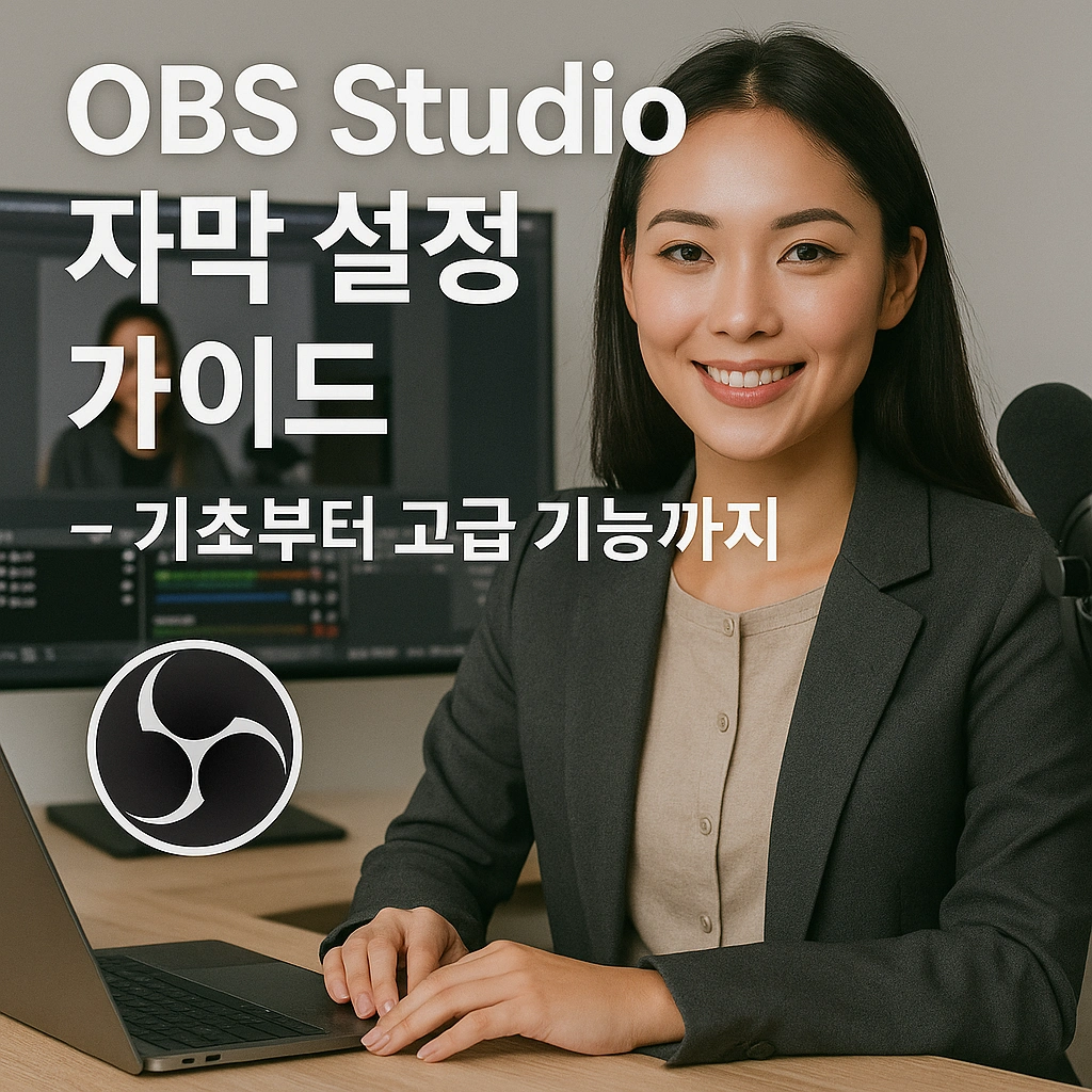 OBS Studio 자막 설정 가이드 - 기초부터 고급 기능까지