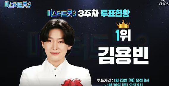 미스터트롯3 김용빈 프로필 &amp; 인기 이유 - 우승 가능성은?