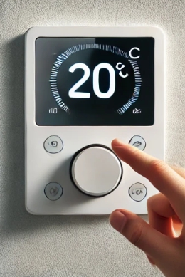 실내 적정온도를 나타내는 모습