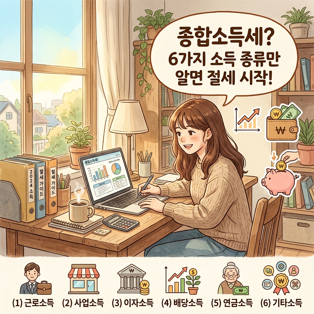 종합소득세란 무엇인지 과세 대상과 소득 종류 기초 개념 정리