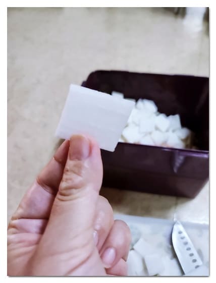 무 손질하기1
