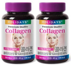 관절에좋은영양제 : 홀리데이즈 프리미엄 콜라겐 2개&#44; 60g