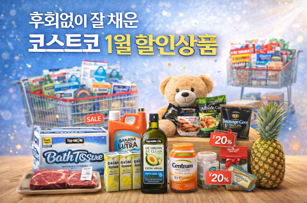 코스트코 1월 할인템 이것만 담으면 끝