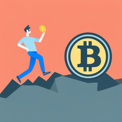 암호화폐를 채굴하는 것을 묘사하는 장면