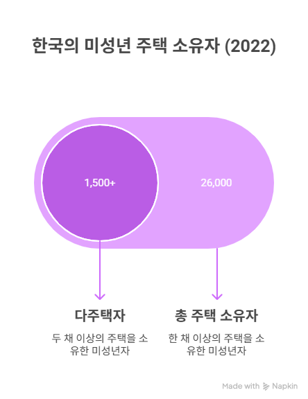한국의 미성년 주택 소유자