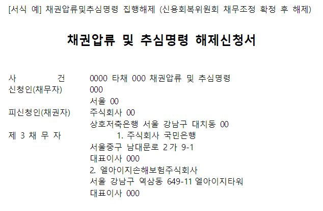 신용회복위원회-통장압류-해제-이미지