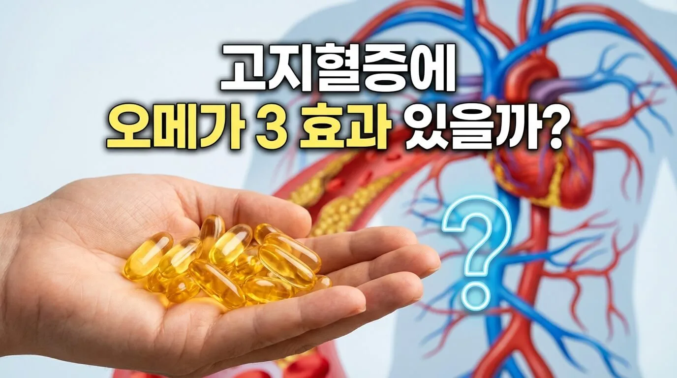 고지혈증에 오메가 3 효과