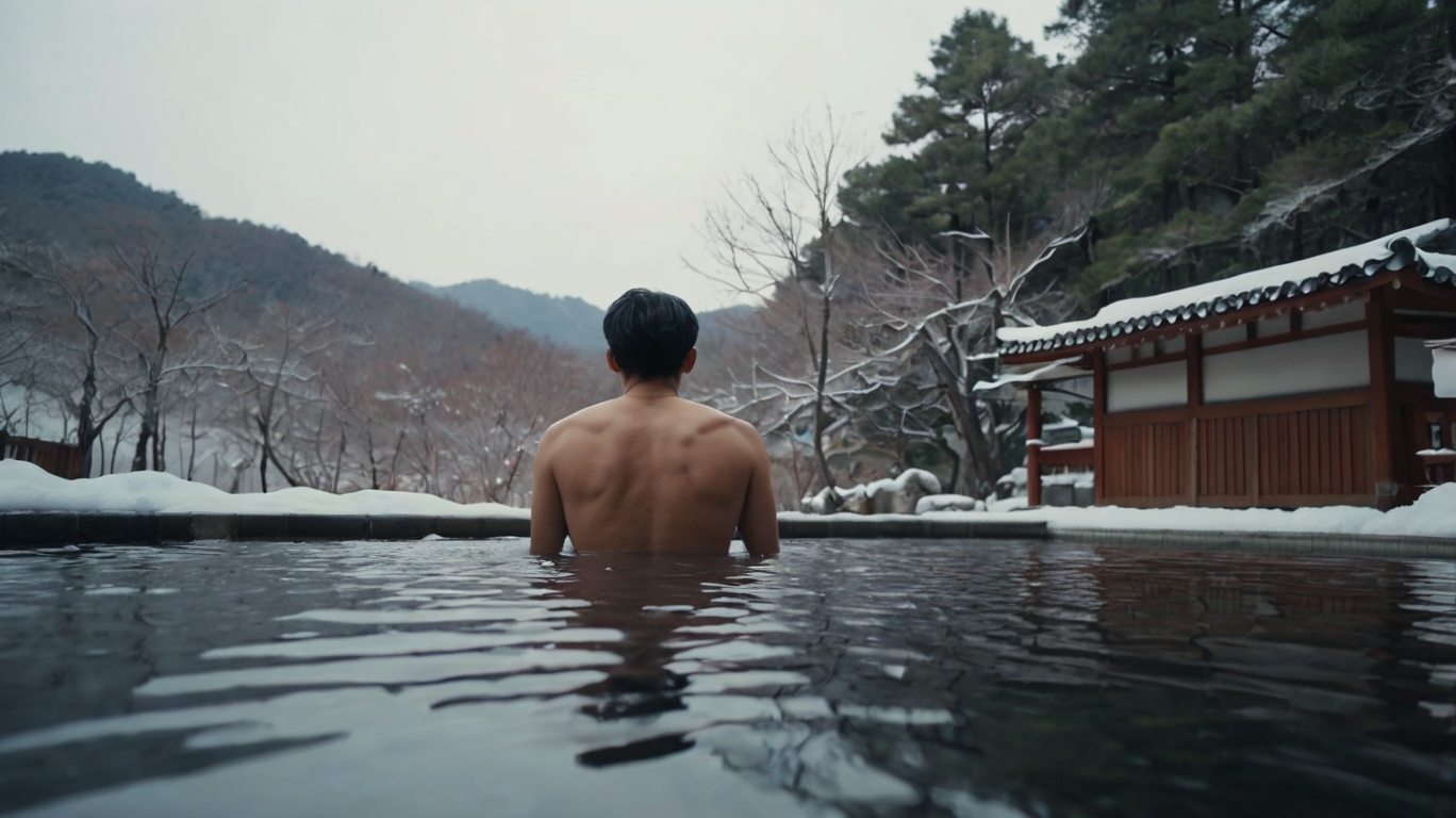 30대 남성 겨울 일본 여행 참고 사진