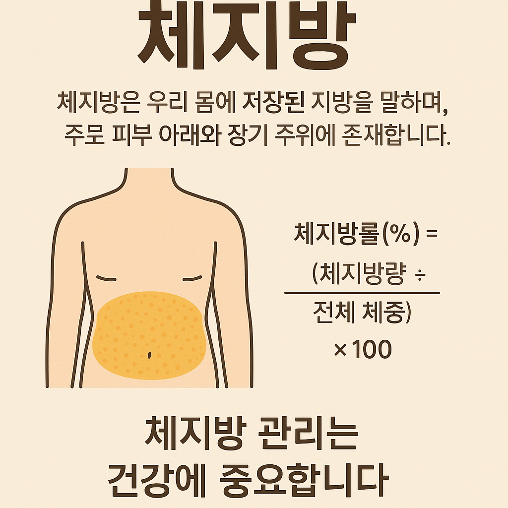 체지방줄이는법 관리방법