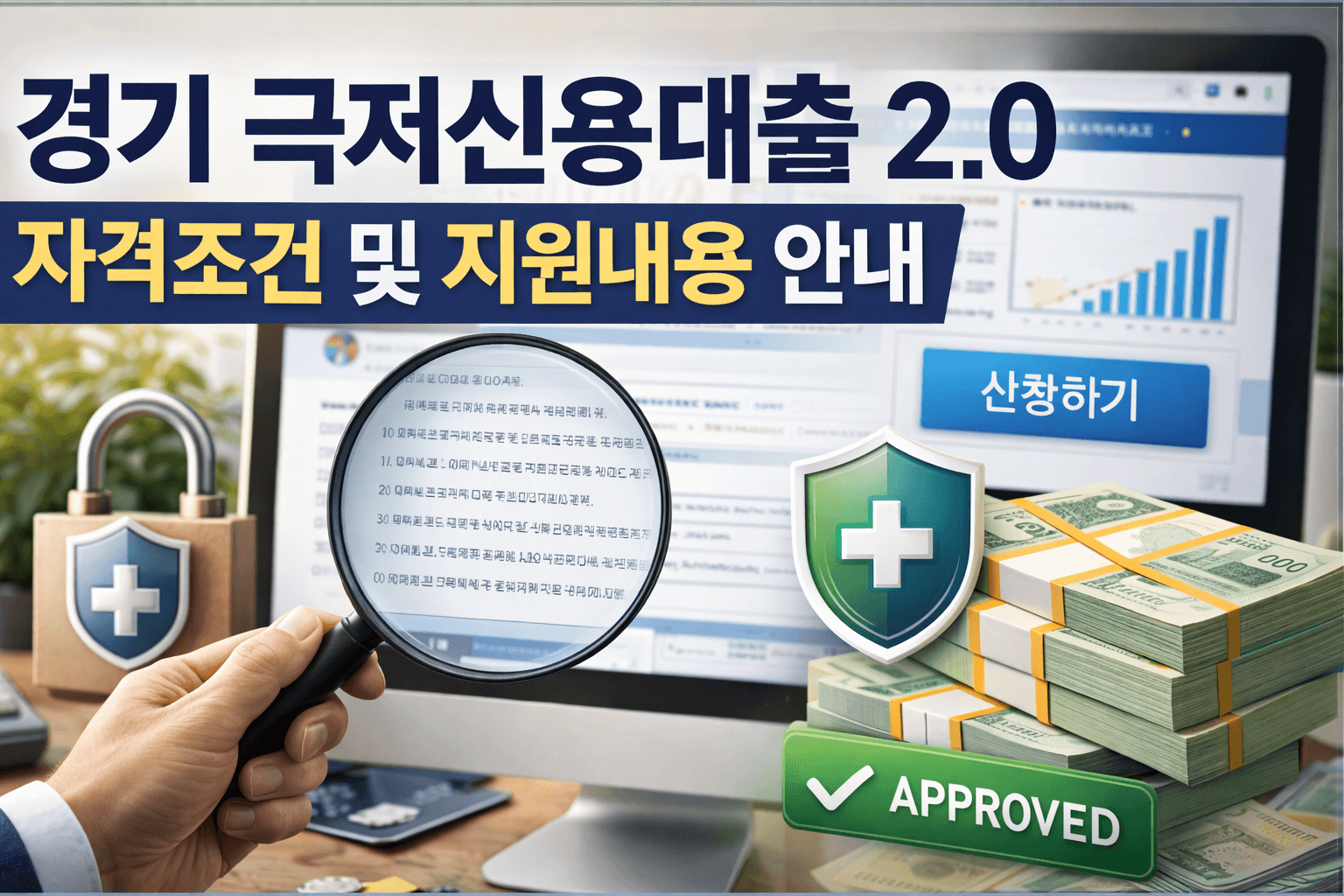 경기 극저신용대출 2.0 자격조건 및 지원내용