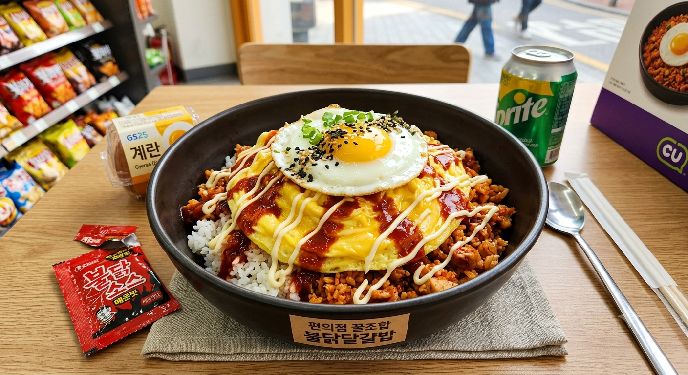 불닭달걀밥