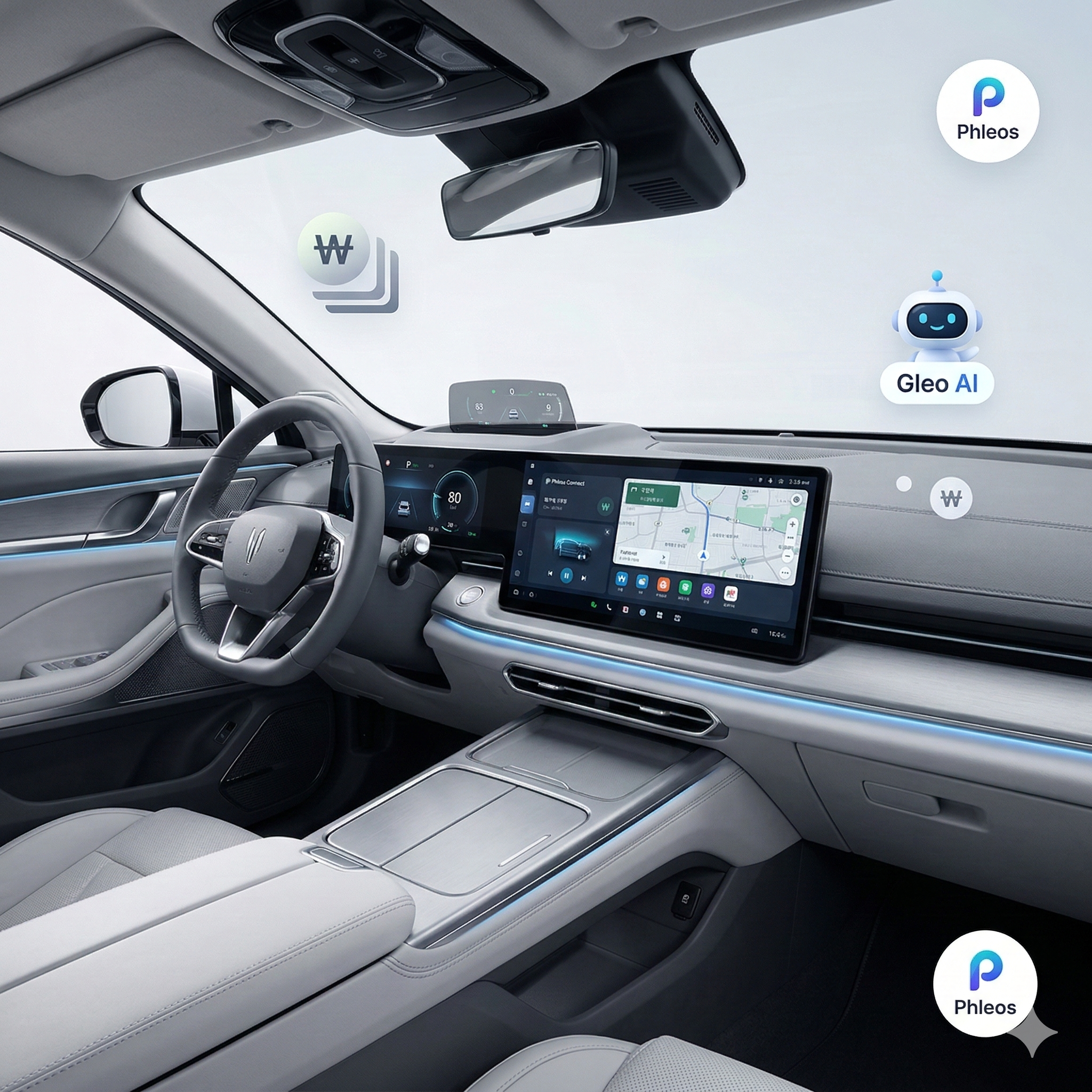 신형 그랜저 실내 유출! 테슬라 닮은 대형 디스플레이와 현대의 미래