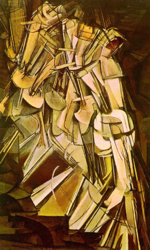 마르셀 뒤샹의 계단을 내려오는 사람 그림