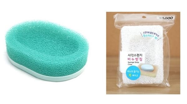 다이소스펀지비누받침