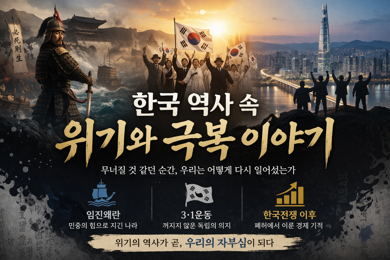 한국 역사 속 위기와 극복 이야기
