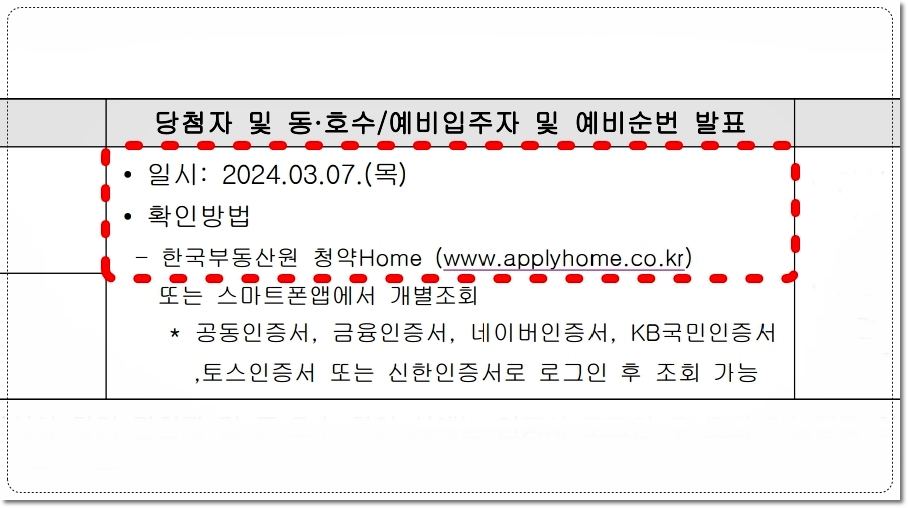 제주 중부공원 제일풍경채 센트럴파크 당첨자발표 및 당첨자 선정방법