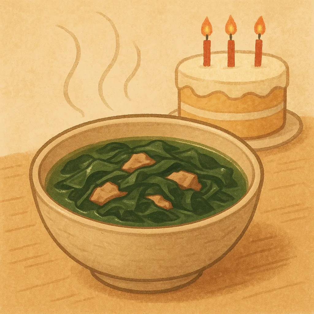 생일 미역국에 담긴 이야기