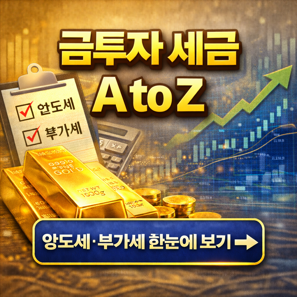 금투자 세금 총정리｜2026년 금양도세&middot;부가세&middot;신고방법 완벽 안내