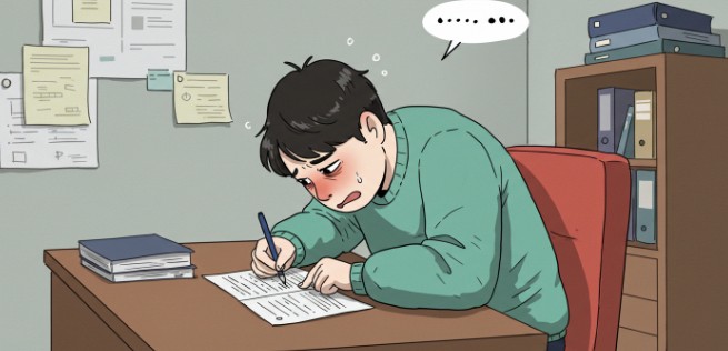 혼자 개인회생 준비하면서 힘들어하는 모습