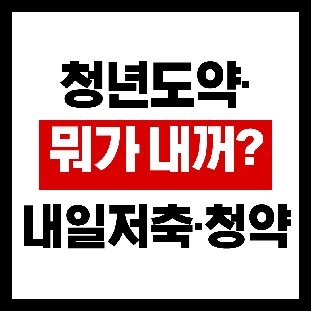 청년 자산형성 3종 비교표