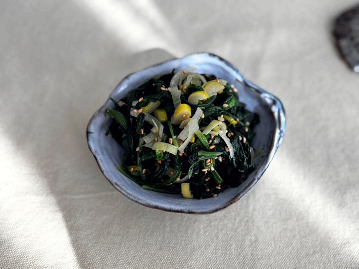 섬초무침 섬초시금치