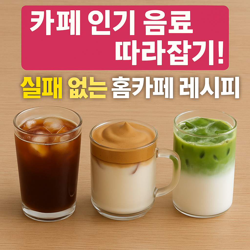 카페 인기 음료