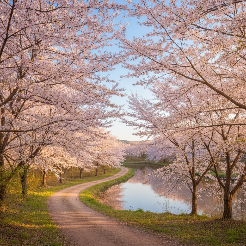 나주 벚꽃 만개 시기 예상과 한수제 ..