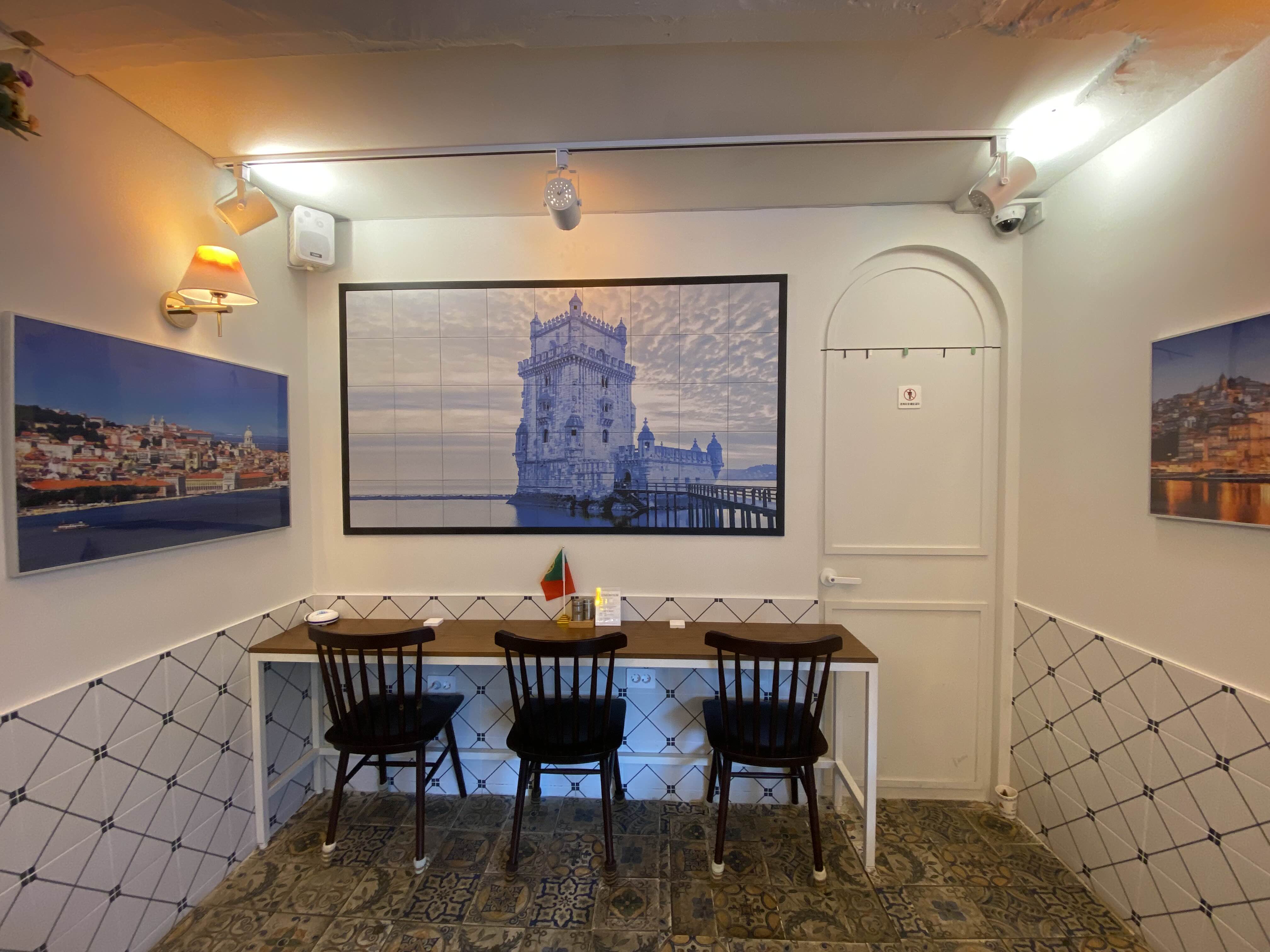 벨렘351 건대점 내부 벽