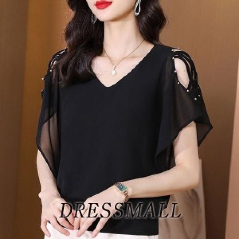 드레스몰 너플러탑 라인 라틴 밸리 댄스복 여성 상의 탑