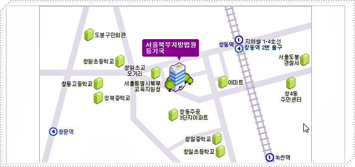서울북부지법 등기국 위치