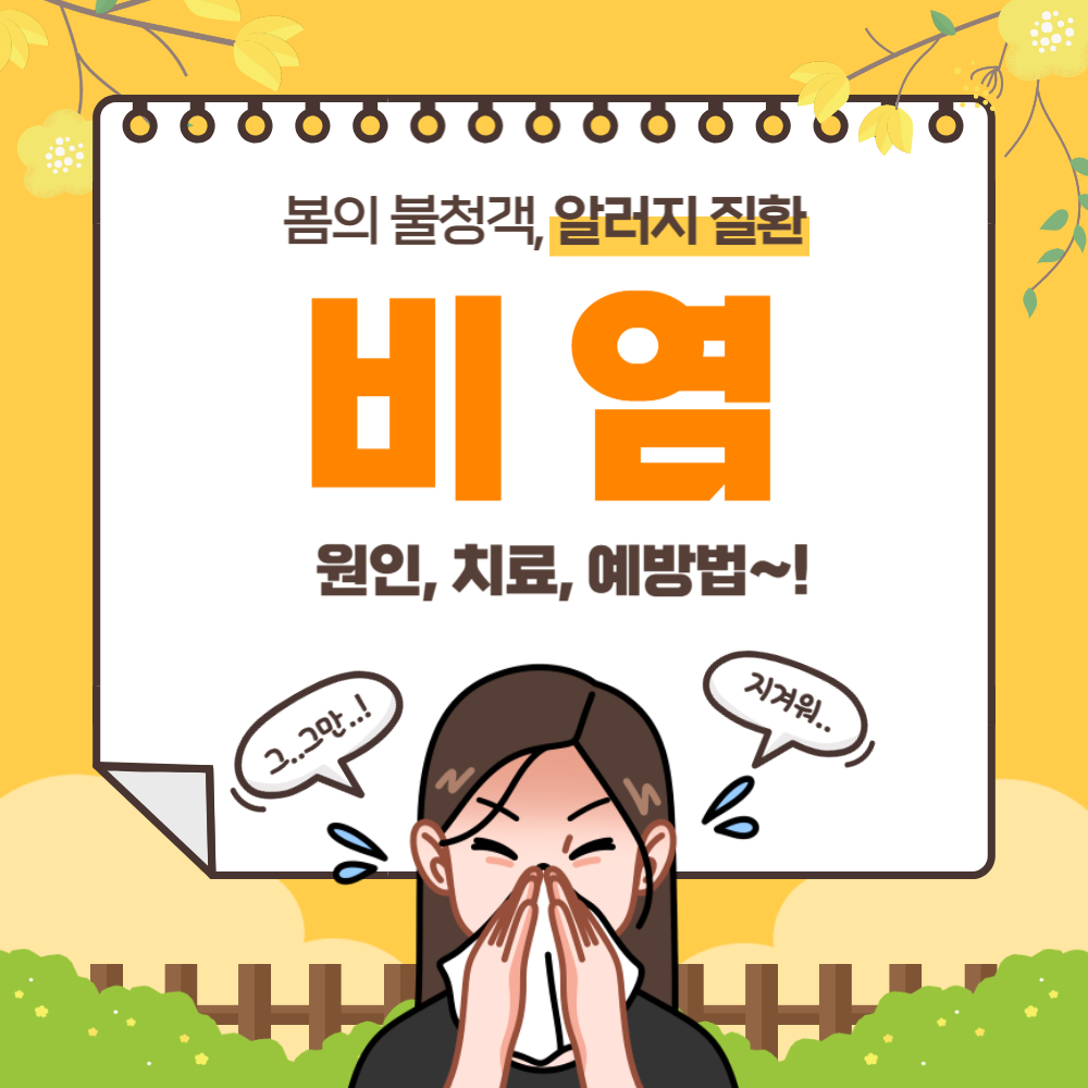 비염 증상 원인 치료 예방 완벽 정리